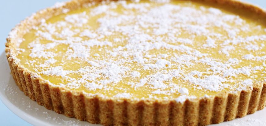 Tarta cu crema de lamaie