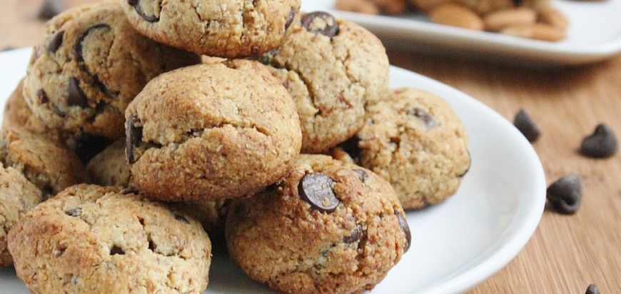 Prajiturele cu migdale si ciocolata